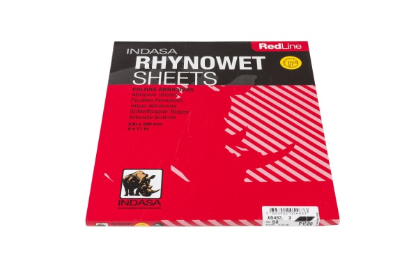 INDASA / RHYNOWET Лист (по мокрому) 230мм*280мм Р1500  арт.05483  (50шт)
