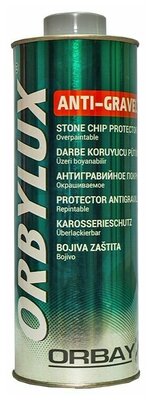 ORBYLUX / Антигравийное покрытие ANTI-GRAVEL (ЧЁРНЫЙ) 1,0 кг 0200348 (12шт)