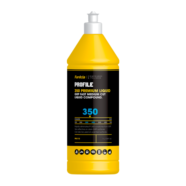 FARECLA / PRL112 Profile 350 Premium Liquid Полировальная эмульсия 1л (6шт.)