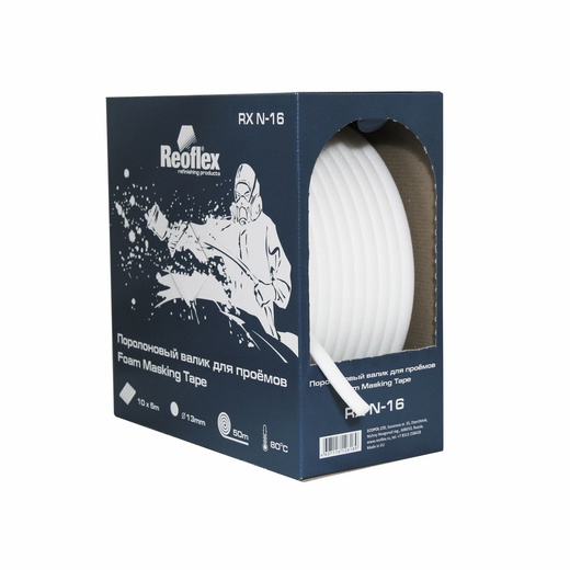 REOFLEX / Поролоновый валик для проёмов (13 мм*50 м) (20)